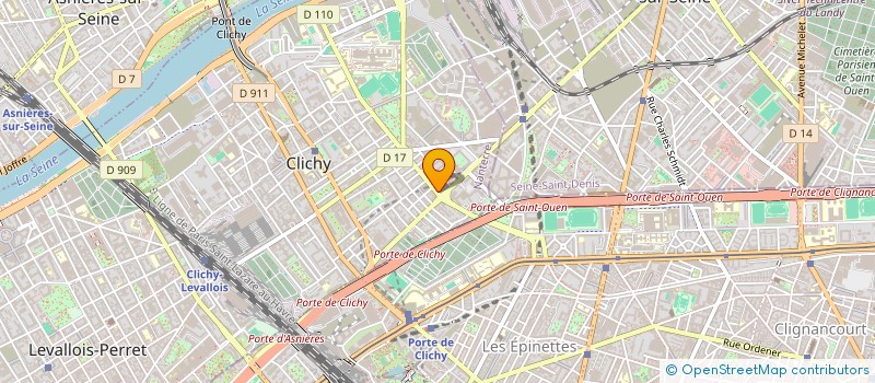 localisation de l'entreprise OMNIFACT  CLICHY