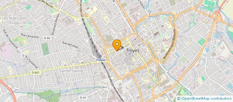 localisation de l'entreprise OMNIFONCIERE 7 à TROYES