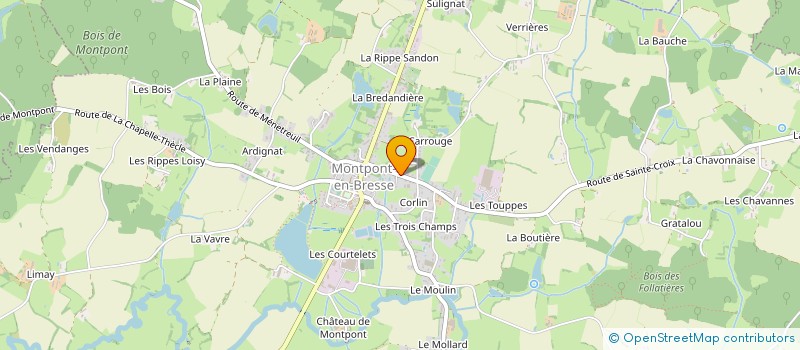 localisation de l'entreprise OMNIGRAPH à MONTPONT-EN-BRESSE