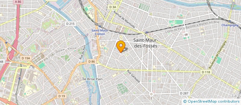 localisation de l'entreprise OMNIGROUPE à SAINT-MAUR-DES-FOSSES