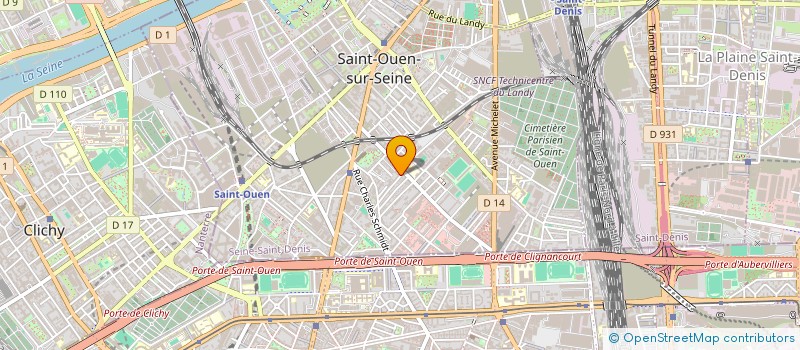 localisation de l'entreprise OMNIMANU à SAINT-OUEN-SUR-SEINE