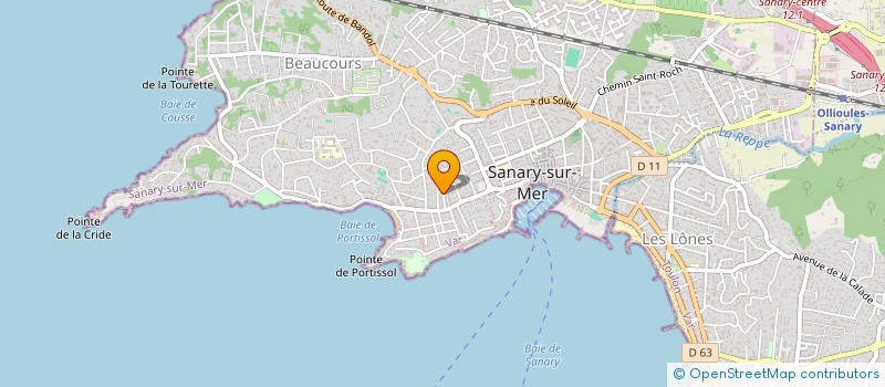 localisation de l'entreprise OMNING TECHNOLOGIES SERVICES  SANARY-SUR-MER