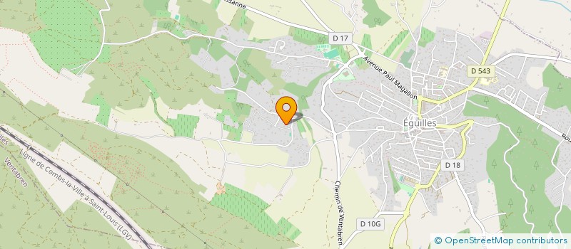 localisation de l'entreprise OMNIPAT CAB.  EGUILLES