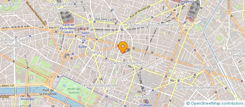localisation de l'entreprise OMNIPRINT à PARIS