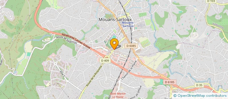 localisation de l'entreprise OMNIPRO à MOUGINS