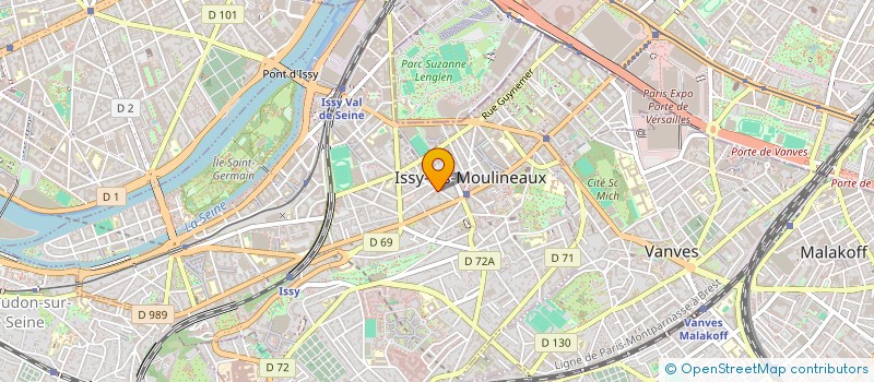 localisation de l'entreprise OMNIRIS  ISSY-LES-MOULINEAUX