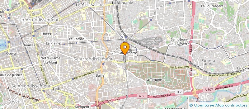 localisation de l'entreprise OMNIS COLORIS à MARSEILLE