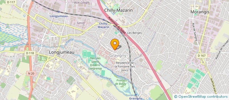 localisation de l'entreprise OMNISANTE CORPORATION à CHILLY-MAZARIN