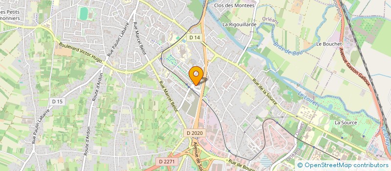 localisation de l'entreprise OMNISERV 45 à OLIVET
