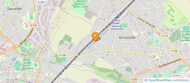 localisation de l'entreprise OMNISERVICES EXPRESS à ARNOUVILLE