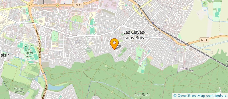 localisation de l'entreprise OMNISOLUTIONS à LES CLAYES-SOUS-BOIS