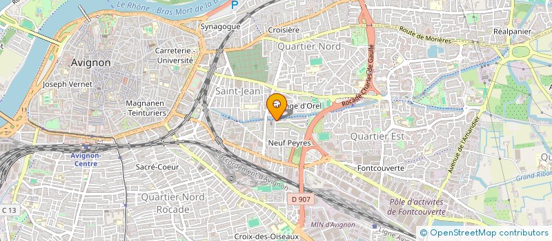 localisation de l'entreprise OMNISPORT CLUB AVIGNON à AVIGNON