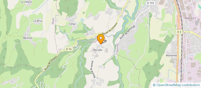 localisation de l'entreprise OMNISPORT SANTE ET LOISIRS DE SAVOIE  MASSINGY