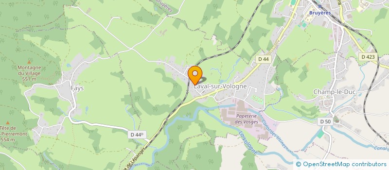 localisation de l'entreprise OMNISPORTS  BROUVILLOIS  BROUVELIEURES