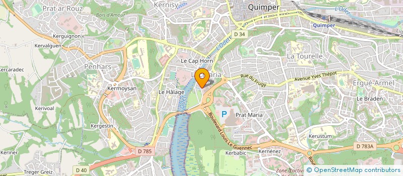 localisation de l'entreprise OMNISPORTS QUIMPER à QUIMPER