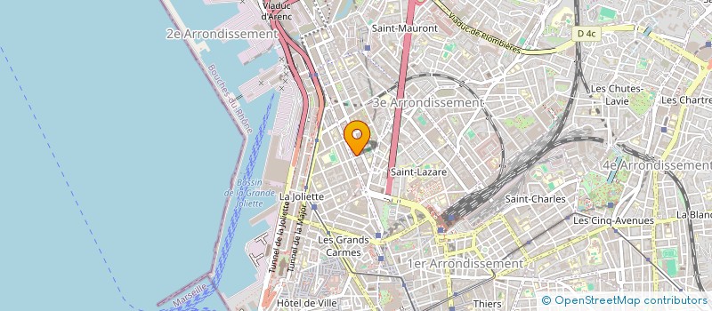 localisation de l'entreprise OMNISUP à MARSEILLE