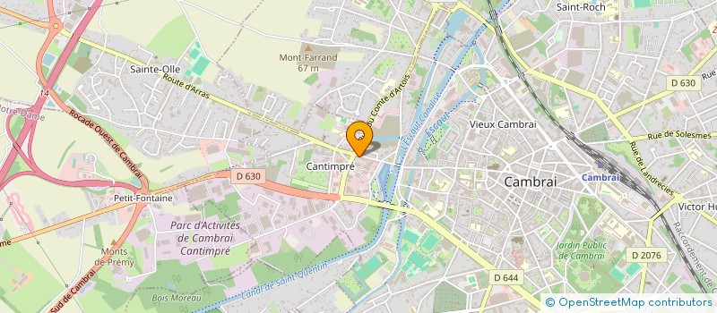 localisation de l'entreprise OMNITEC  CAMBRAI