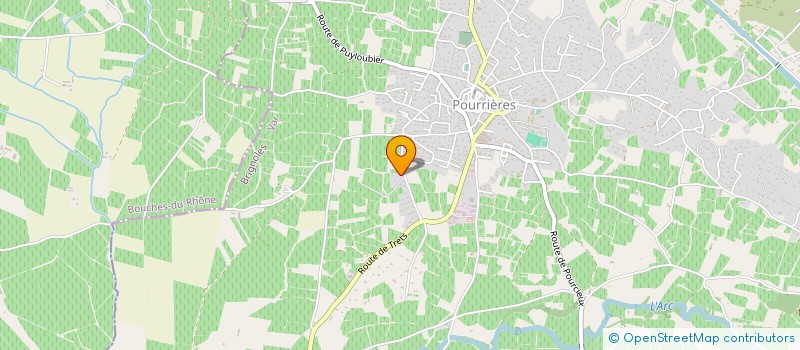 localisation de l'entreprise OMNITECH CAPITAL  POURRIERES