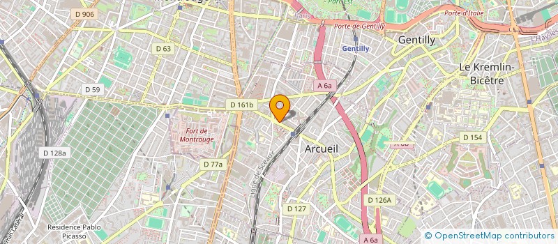 localisation de l'entreprise OMNITY  ARCUEIL