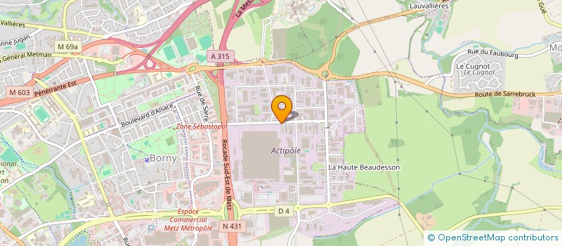 localisation de l'entreprise OMNIUM AGENCEMENT à METZ