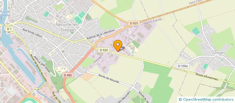localisation de l'entreprise OMNIUM BIOTECHNIQUE à DIEPPE