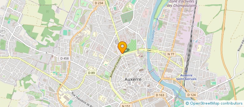 localisation de l'entreprise OMNIUM BUSINESS CONNECTION à AUXERRE