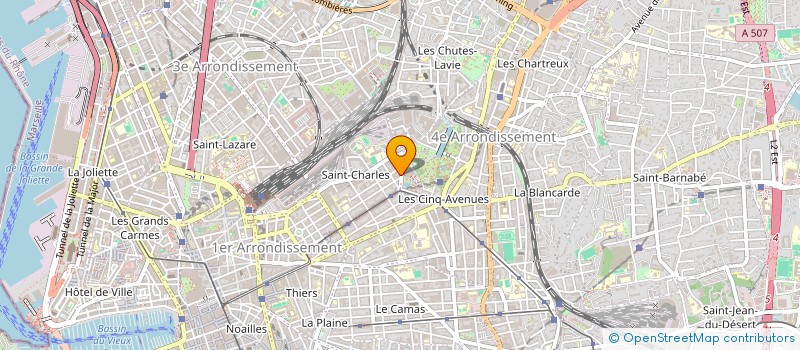 localisation de l'entreprise OMNIUM CONSTRUCTION ET PROMOTION à MARSEILLE