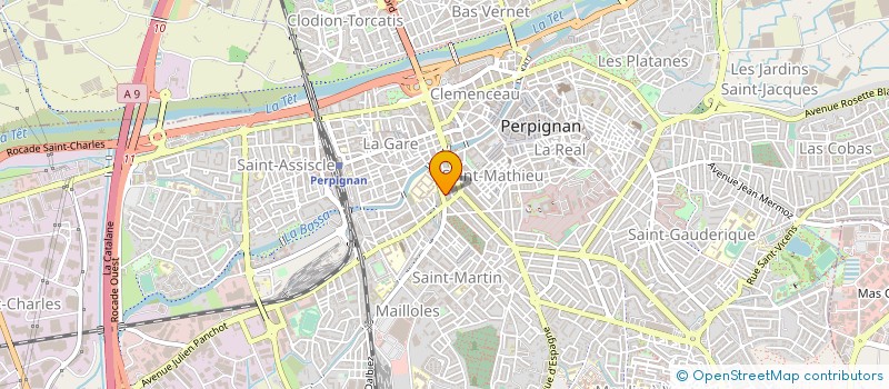 localisation de l'entreprise OMNIUM CULTURAL CATALUNYA NORD  PERPIGNAN