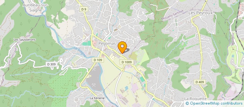 localisation de l'entreprise OMNIUM DE DISTRIBUTION  PEGOMAS