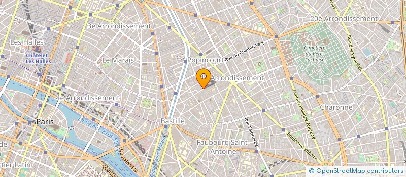 localisation de l'entreprise OMNIUM DE MATERIAUX TECHNIQUES à PARIS