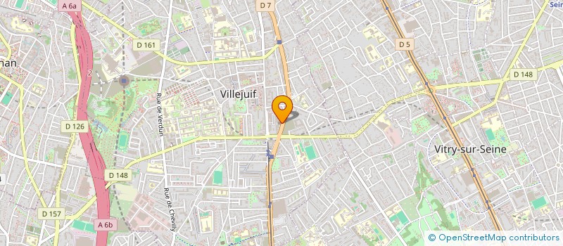localisation de l'entreprise OMNIUM DE PRODUCTION SANITAIRE à VILLEJUIF