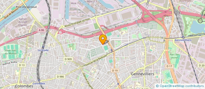 localisation de l'entreprise OMNIUM DE TRANSPORT RAPIDE EUROPEEN à ASNIERES-SUR-SEINE