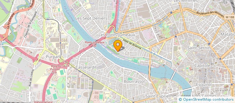 localisation de l'entreprise OMNIUM DEVELOPPEMENTS  TOULOUSE