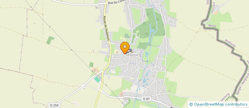 localisation de l'entreprise OMNIUM DIFFUSION ALIMENTAIRE à SEBOURG