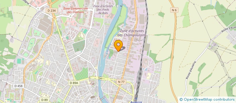 localisation de l'entreprise OMNIUM DISTRIBUTION à AUXERRE