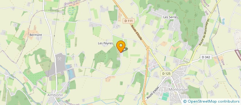 localisation de l'entreprise OMNIUM FINANCE  MONTOISON