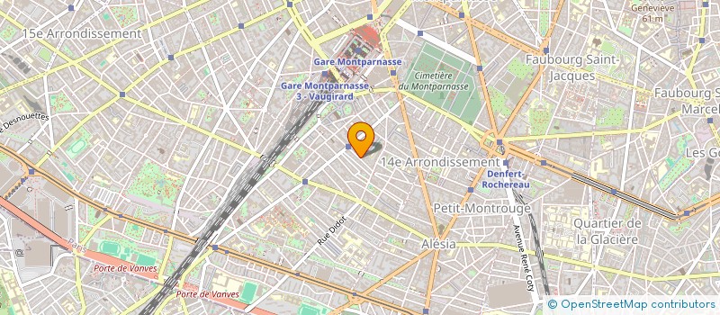 localisation de l'entreprise OMNIUM FRANC COORDIN ETUD TECH  PARIS