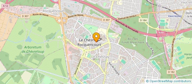 localisation de l'entreprise OMNIUM FRANCAIS D'EQUIPEMENTS TECHNIQUES à LE CHESNAY-ROCQUENCOURT