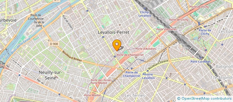 localisation de l'entreprise OMNIUM GRAPHIQUE EUROPEEN à LEVALLOIS-PERRET