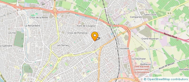 localisation de l'entreprise OMNIUM IMMOBILIER  BEZIERS