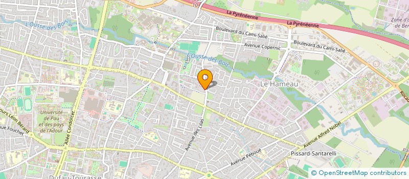 localisation de l'entreprise OMNIUM INVESTISSEMENT à PAU