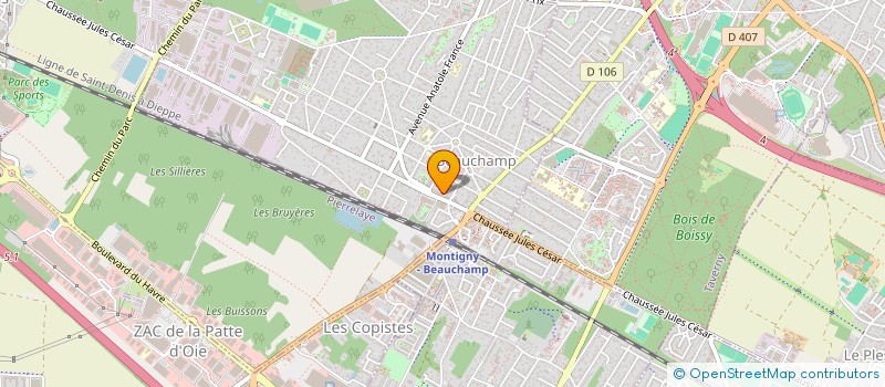 localisation de l'entreprise OMNIUM MAINTENANCE ETUDES ET GESTION ASS à BEAUCHAMP