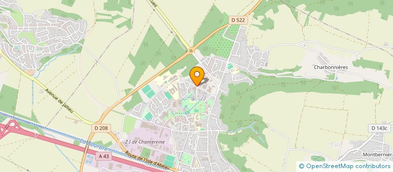localisation de l'entreprise OMNIUM MATEX à BOURGOIN-JALLIEU