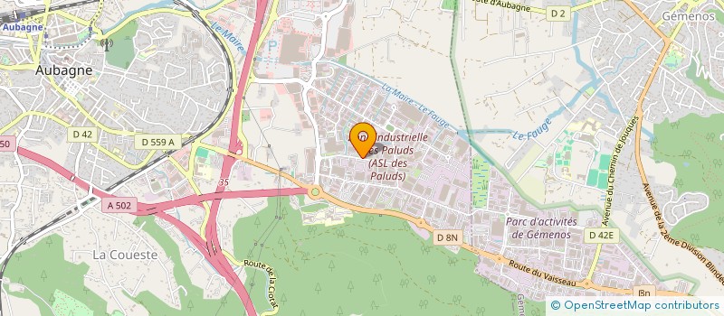 localisation de l'entreprise OMNIUM PRESTATIONS ETUDES NEGOCIATIONS à AUBAGNE