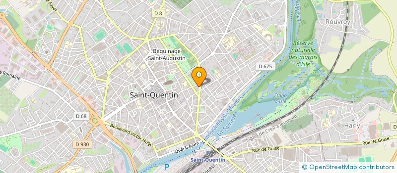 localisation de l'entreprise OMNIUM REPRO à SAINT-QUENTIN