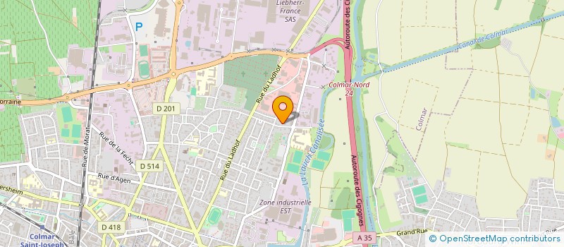 localisation de l'entreprise OMNIUM SECURITE INCENDIE à COLMAR