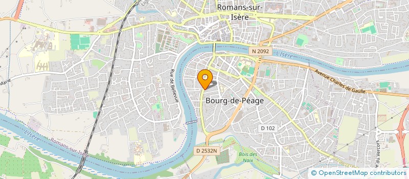 localisation de l'entreprise OMNIUM SERVICES SARL à BOURG-DE-PEAGE