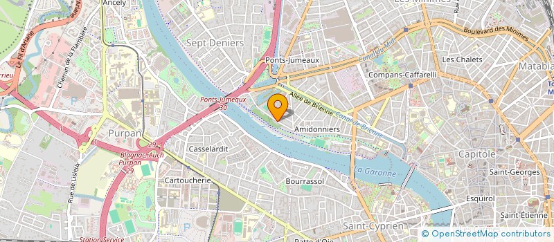 localisation de l'entreprise OMNIUM TECH ETUDE CONST EQUIP MIDI PYR à TOULOUSE