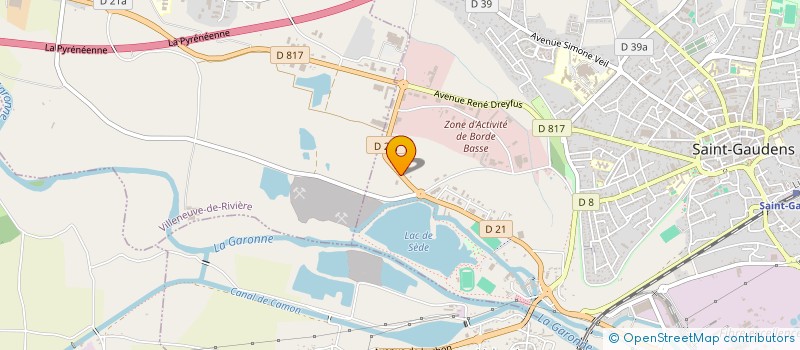 localisation de l'entreprise OMNIUM TECHN ETUDES PRECONTR à SAINT-GAUDENS