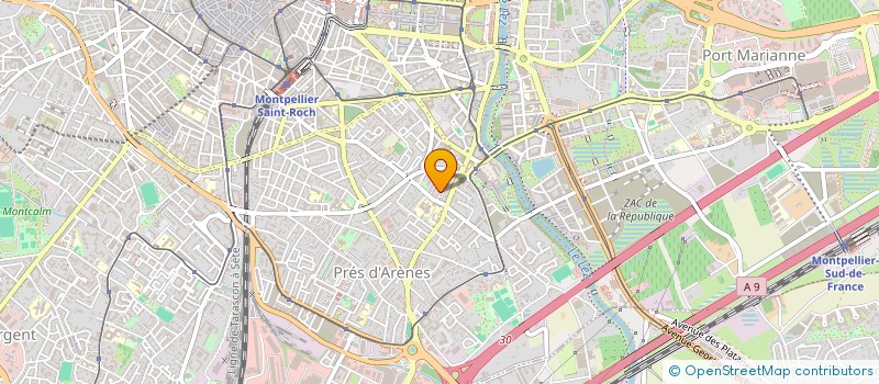 localisation de l'entreprise OMNIUM TECHNIQUE D' ETUDES DE LA CONSTRUCTION ET L' EQUIPEMENT EN LANGUEDOC ROUSSILLON à MONTPELLIER